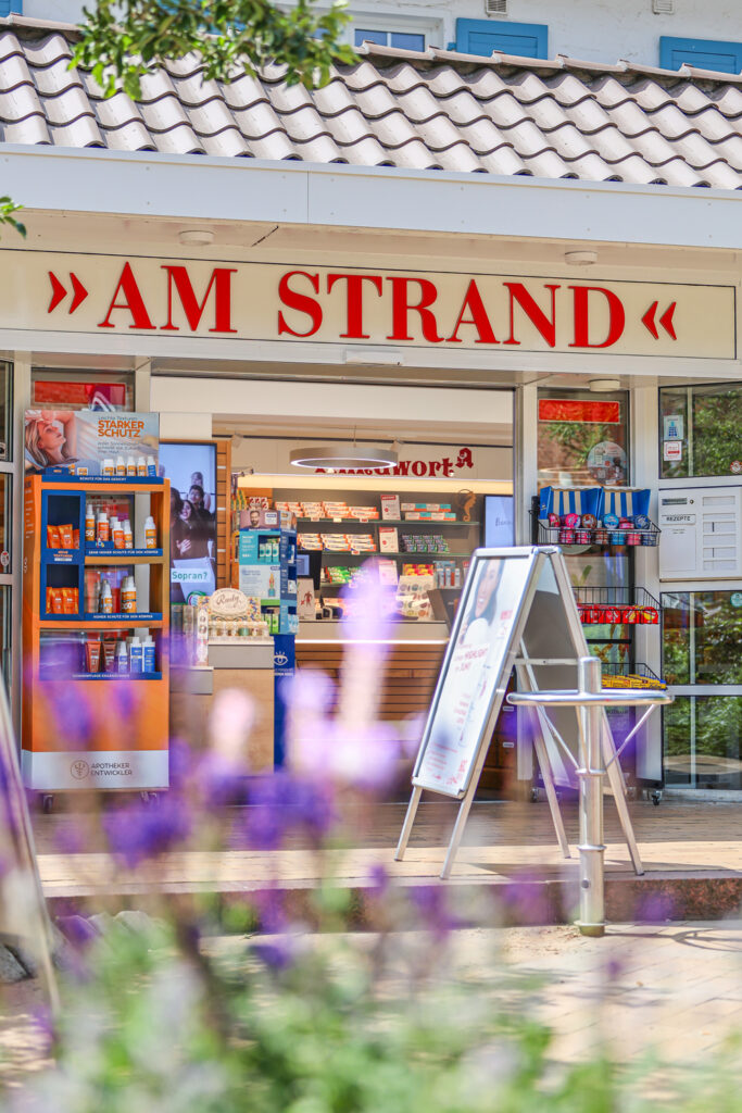 Filiale der Klindwort Apotheke Am Strand von Außen